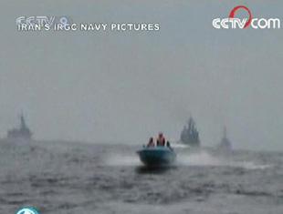 US Navy commander Jeff James said the Iranian patrol boats deliberately swarmed his vessel at high speed.(CCTV.com)