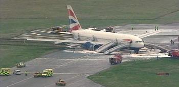 Incidente aereo Heathrow Londra