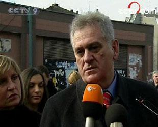 Tomislav Nikolic, Radical Party Leader.(CCTV.com)