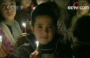 Palestinians in the Gaza Strip have suffered a second night without electricity.(CCTV.com)