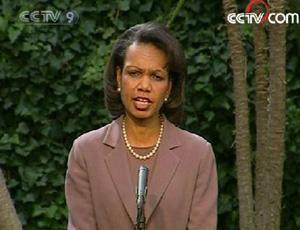 US Secretary of State Condoleezza Rice says Mideast peace talks are moving in the right direction. (CCTV.com)