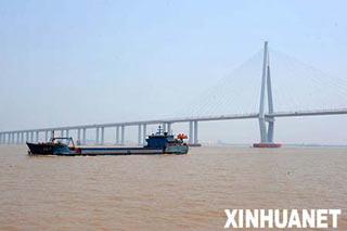 The 36-km bridge spans Hangzhou Bay near Shanghai (File Photo)