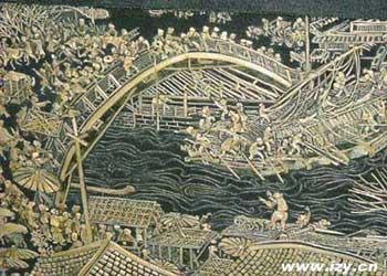 The Song dynasty scroll painting "Riverside Scene at Qingming Festival" has enthralled art lovers for centuries. 