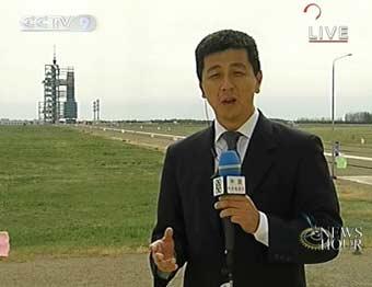 CCTV reporter Xu Zhaoqun reports from Jiuquan