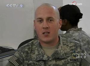 Lewis Maynard, Sergeant, said, "Welcome to office, sir. You have an immense responsibility."(CCTV.com)