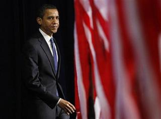 President-elect Barack Obama walks out to introduce members of his economic team during a news conference in Chicago, Tuesday, Nov. 25, 2008.(AP Photo/Pablo Martinez Monsivais)