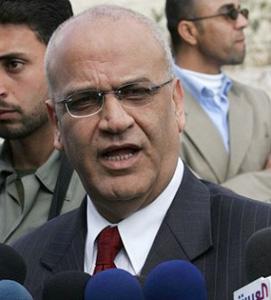 Chief Palestinian negotiator Saeb Erakat expressed pessimism about the next government's potential as a partner in negotiations.