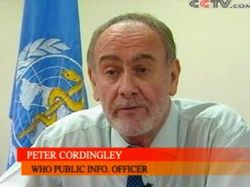 <b>Peter Cordingley</b>, Public Info. officer Worlde Health Organization, said, ... - 104565_birdwojh