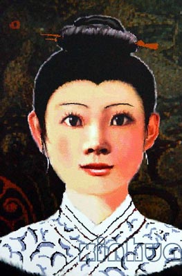 年7月在江苏海州一座汉墓中出土的汉代女尸凌惠平及其丈夫的面容